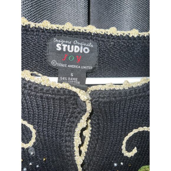 Ugly Christmas Sweater Xmas Size Small Cardigan - Picture 2 of 3